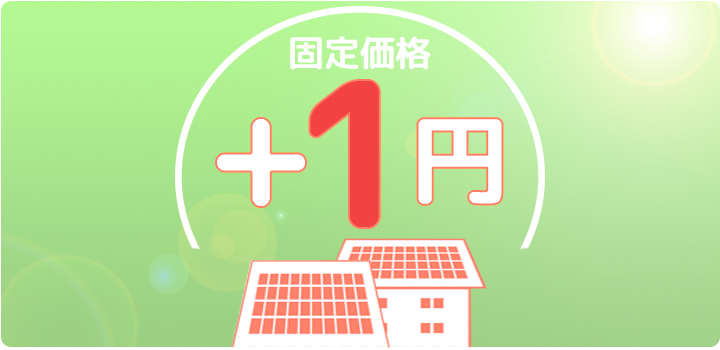 固定価格+1円 固定価格+1円